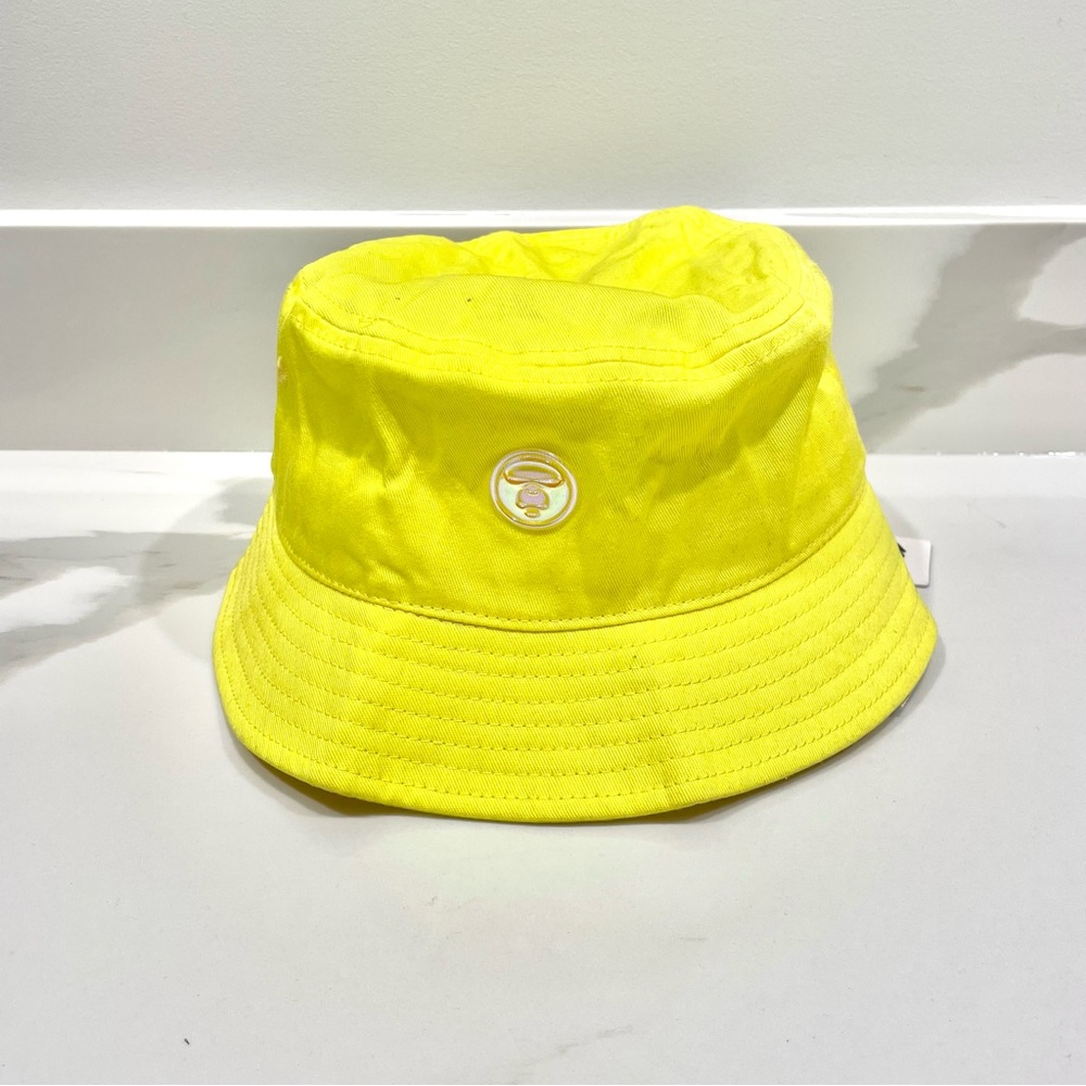 NEW Aape By A Bathing Ape Yellow Bucket Hat